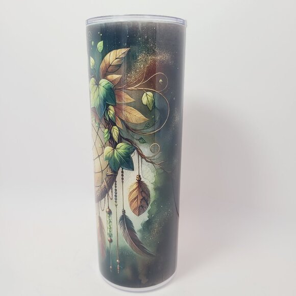 Nature Dreamcatcher 20 oz Skinny Tumbler by Scott Heil | The Crowing Hen - Picture 4 of 8